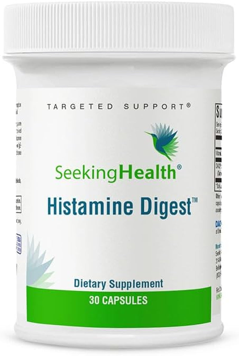 Histamine Digest - Digestive Enzyme Support for Histamine Intolerance - DAO Supplement Aids Histamine Digestion for Stomach Relief - 30 Capsules