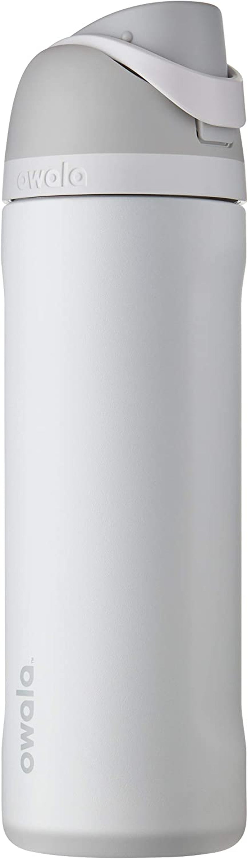 Freesip Insulated Stainless Steel Water Bottle with Straw for Sports and Travel, Bpa-Free, 24-Oz, Shy Marshmallow