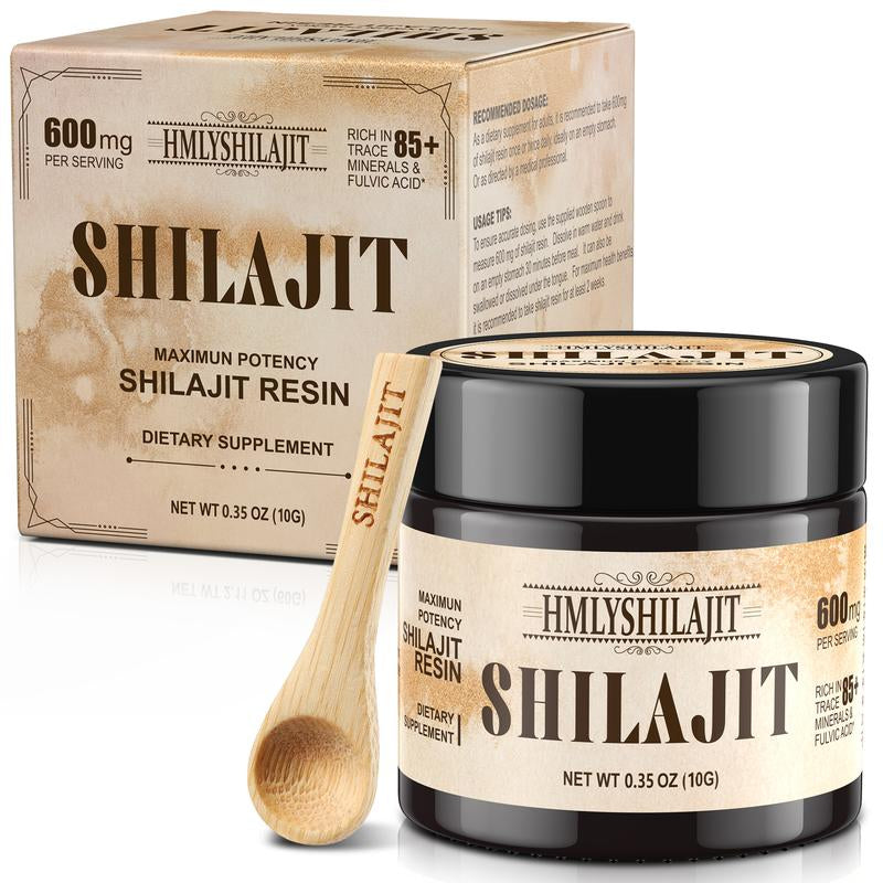 Shilajit Himalayan Organic Shilajit Resin Pure Shilajit Resin Supplement with 85+ Trace Minerals