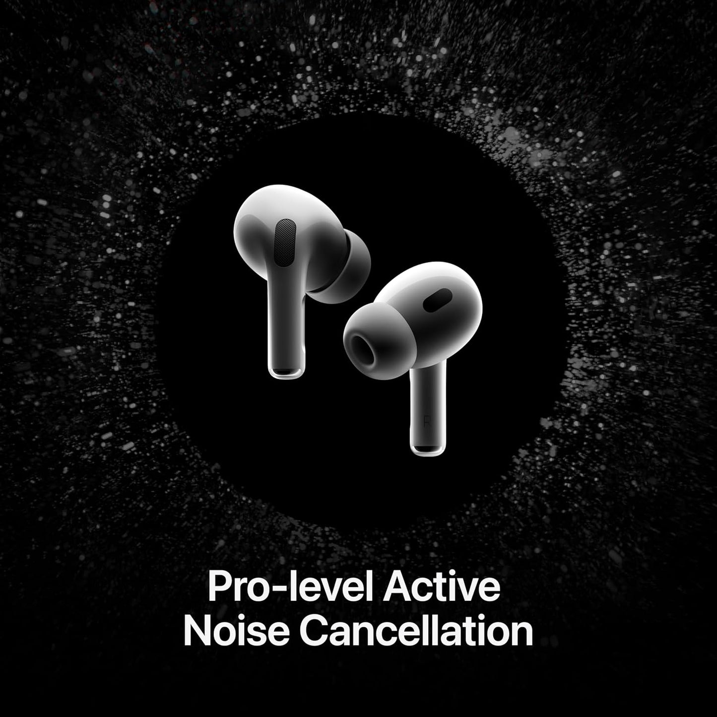 "Experience Ultimate Sound: AirPods Pro (2nd Gen) - Wireless Earbuds with USB-C Charging, Enhanced Noise Cancelling, Transparency Mode & Personalized Spatial Audio!"