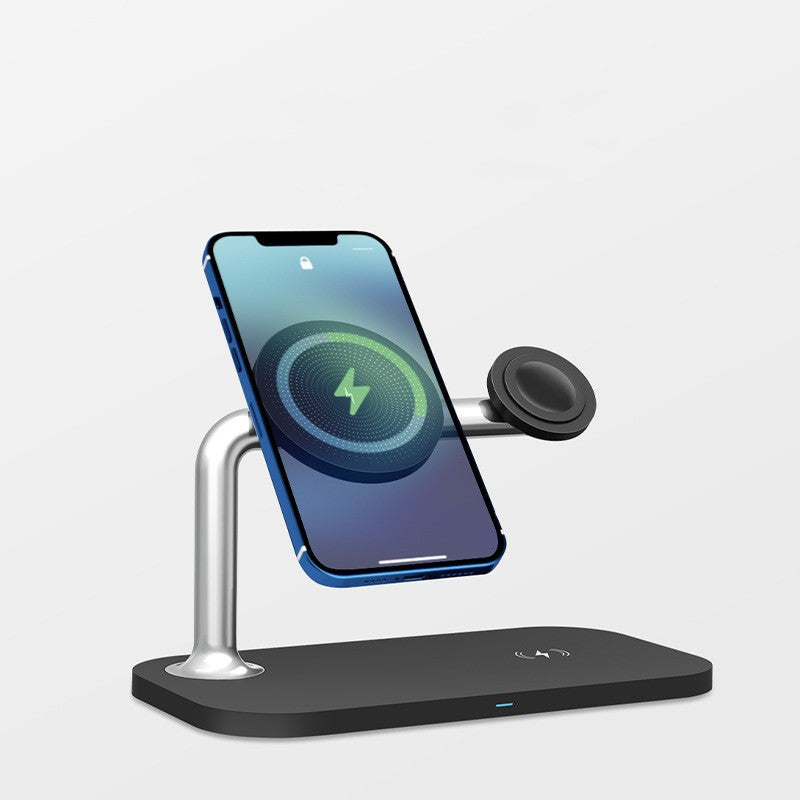 "Ultimate 3-in-1 Magnetic Wireless Charger: Power Up Your Devices Effortlessly!"