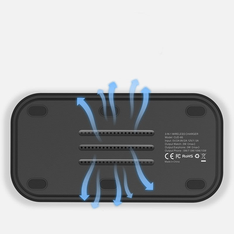 "Ultimate 3-in-1 Magnetic Wireless Charger: Power Up Your Devices Effortlessly!"