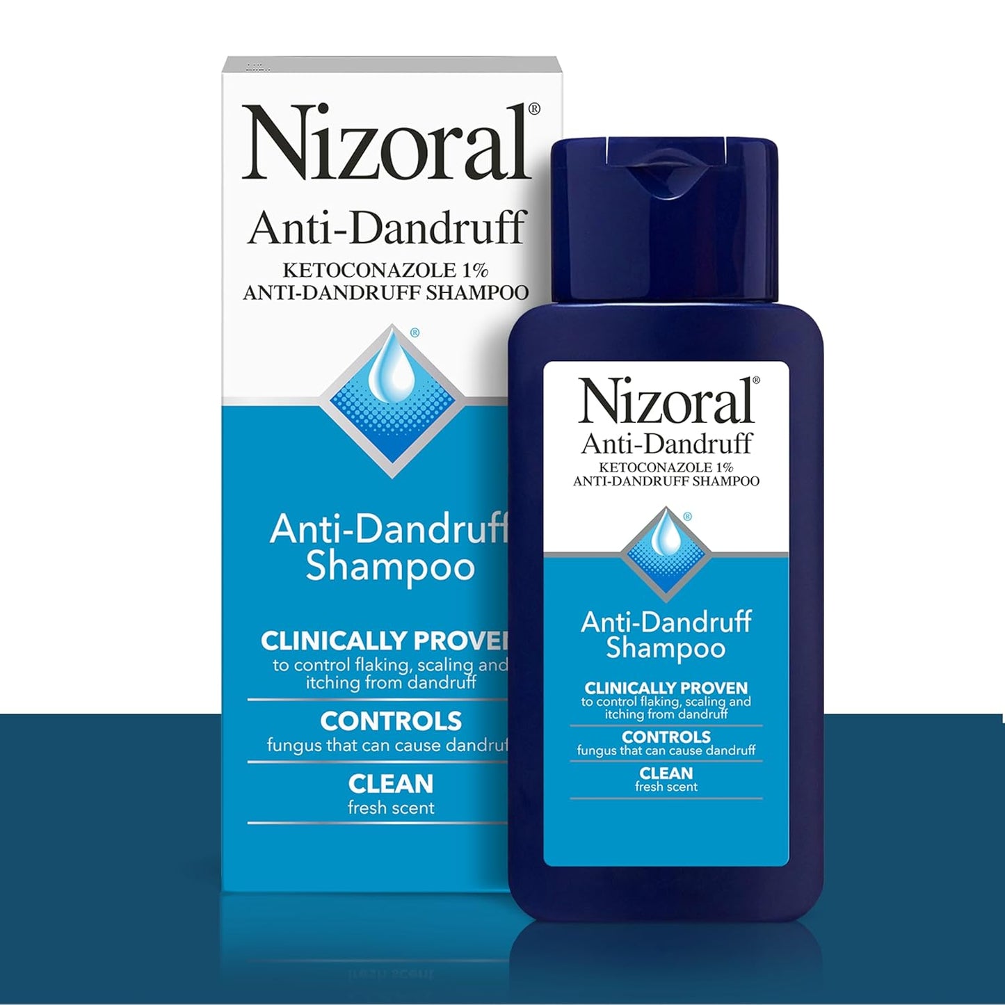 Anti-Dandruff Shampoo with 1% Ketoconazole, Fresh Scent, 7 Fl Oz