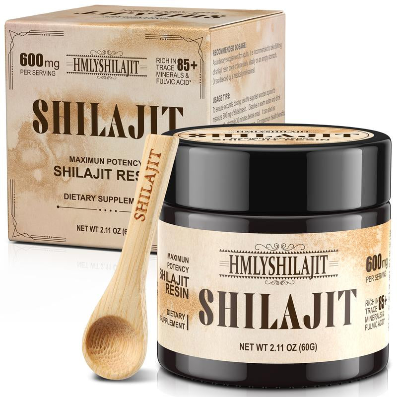 Shilajit Himalayan Organic Shilajit Resin Pure Shilajit Resin Supplement with 85+ Trace Minerals