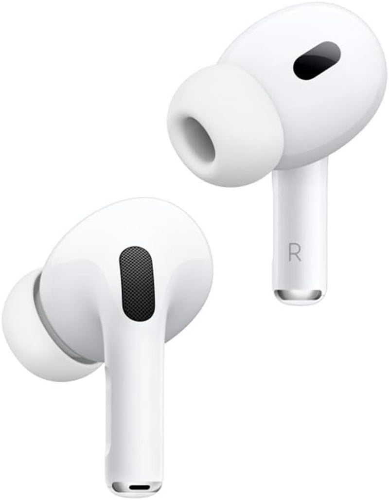 Apple AirPods Pro (2nd Generation) with Wireless MagSafe Charging Case (USB-C) - 1 Year Limited Warranty