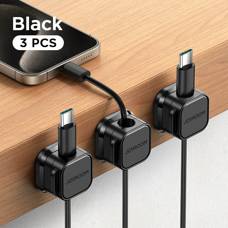 "Revolutionary Magnetic Cable Clips - Effortless Under Desk Cord Organizer for Tangle-Free Living!"