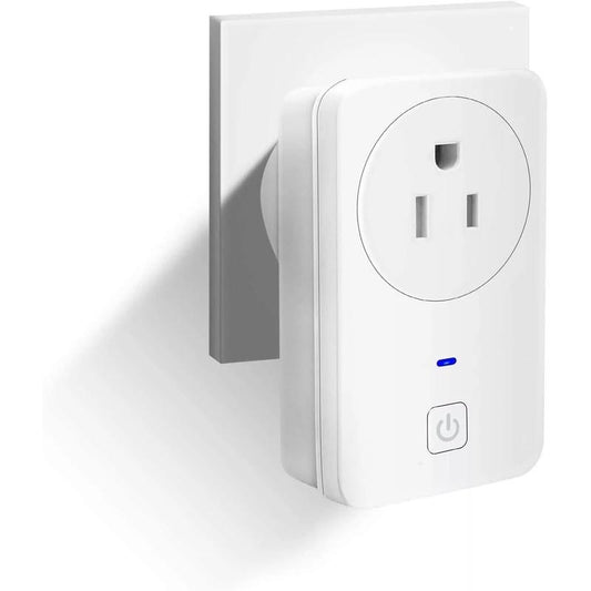 10A Smart Plug Wifi APP Remote Control Outlet Work with Alexa Echo and Google Home & IFTTT, Energy Monitoring and Timer Function, No HUB Required, Delayed Switch, 2.4G Wi-Fi Only