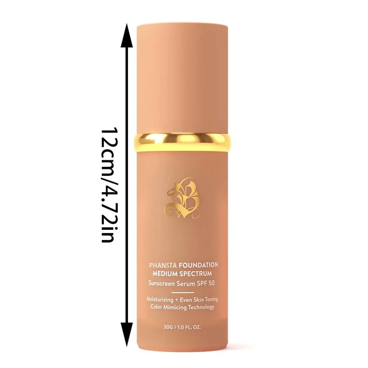 "Biomimic 4-in-1 Foundation with SPF 50+ - Longwearing Light Spectrum Formula"