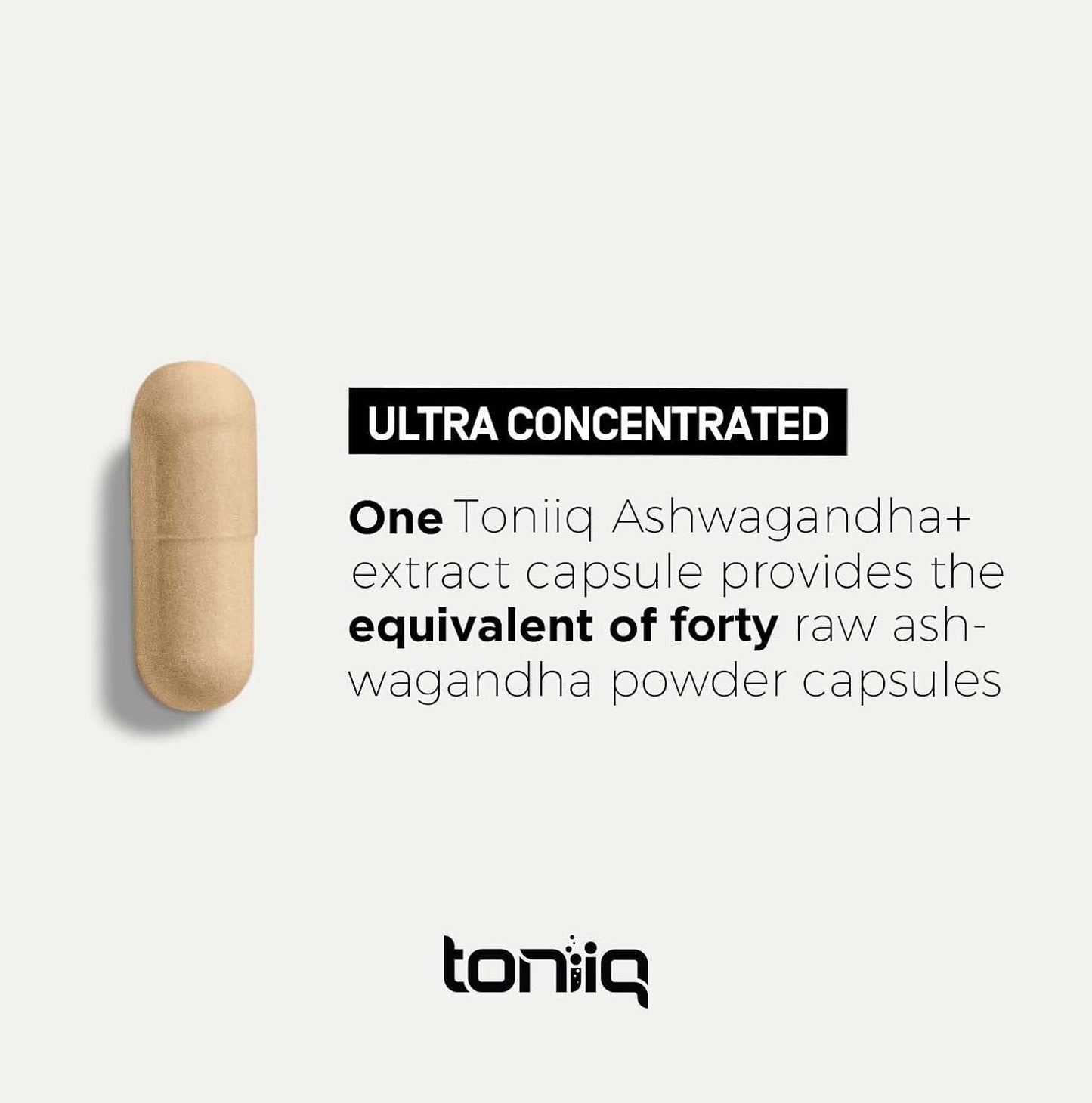 52,000Mg 40X Concentrated Extract - 25% Withanolides - Ultra High Strength Ashwagandha Capsules - Wild Harvested in India - Highly Concentrated and Bioavailable Supplement- 120 Veggie Capsules