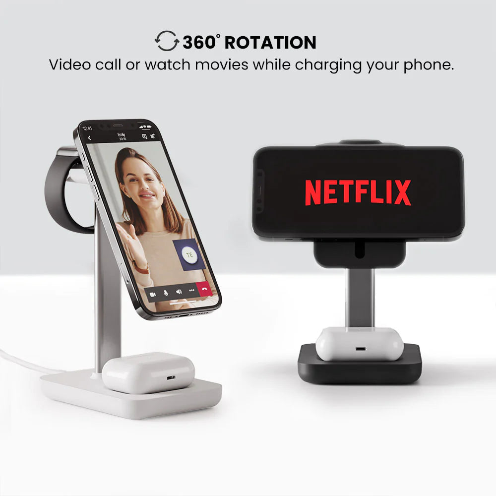 3 in 1 Wireless Charging Station