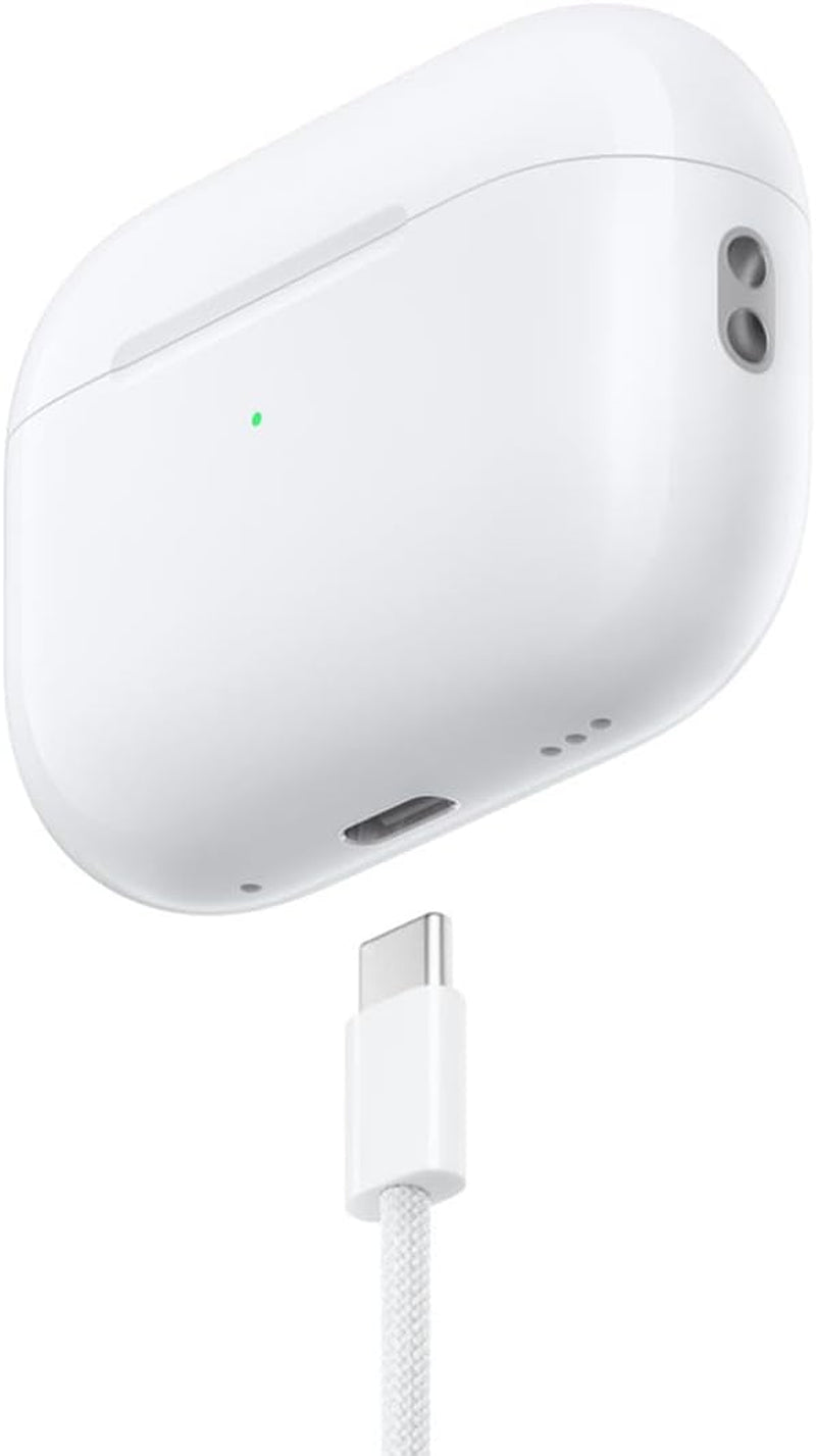 Apple AirPods Pro (2nd Generation) with Wireless MagSafe Charging Case (USB-C) - 1 Year Limited Warranty