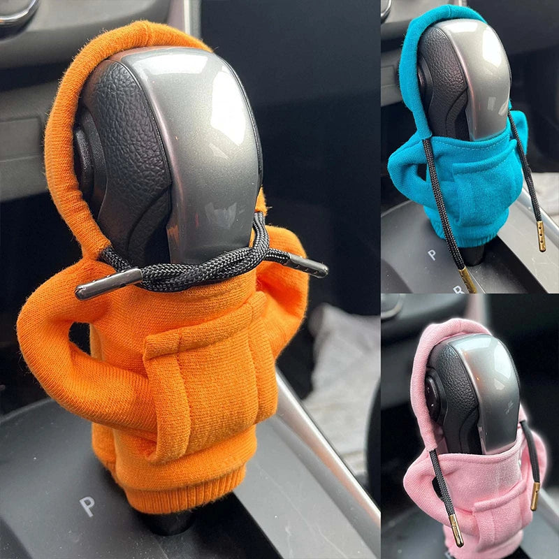 "Rev Up Your Ride with Our Trendy Universal Gear Shift Hoodie Cover! 🚗✨ Perfect for Manual & Automatic Cars!"