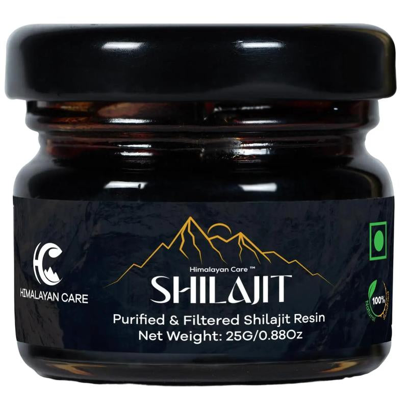 Himalayan Care Pure Himalayan Shilajit Resin|Natural Herbs Eneregy Supplement| 25 Grams, 75 Servings