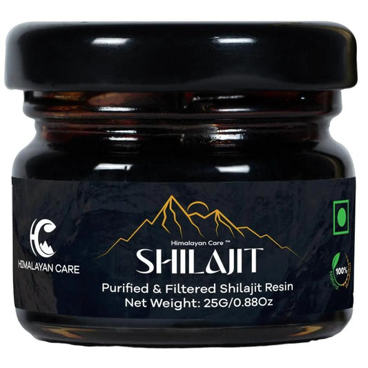 Himalayan Care Pure Himalayan Shilajit Resin|Natural Herbs Eneregy Supplement| 25 Grams, 75 Servings