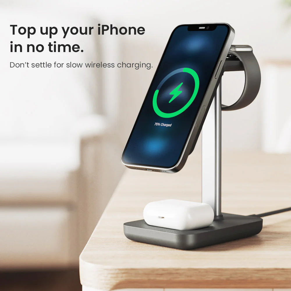 3 in 1 Wireless Charging Station