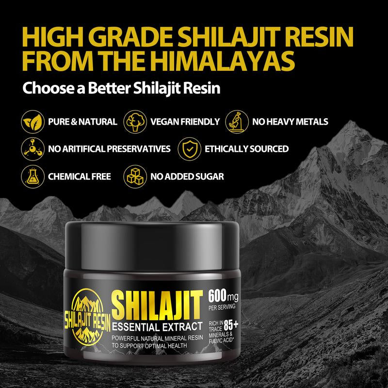 Boysea Shilajit Pure Himalayan Organic Natural Shilajit Resin