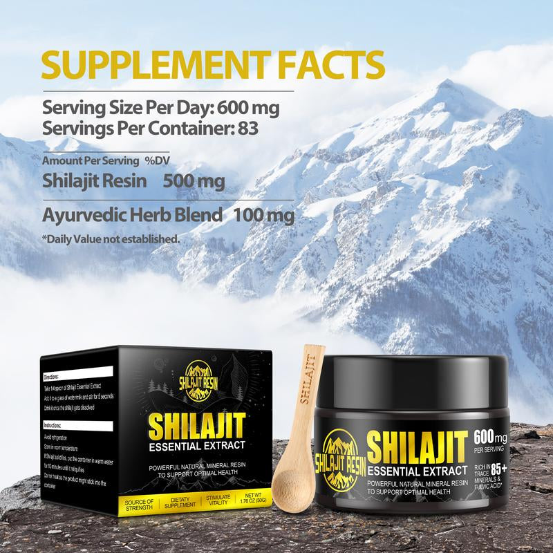 Boysea Shilajit Pure Himalayan Organic Natural Shilajit Resin