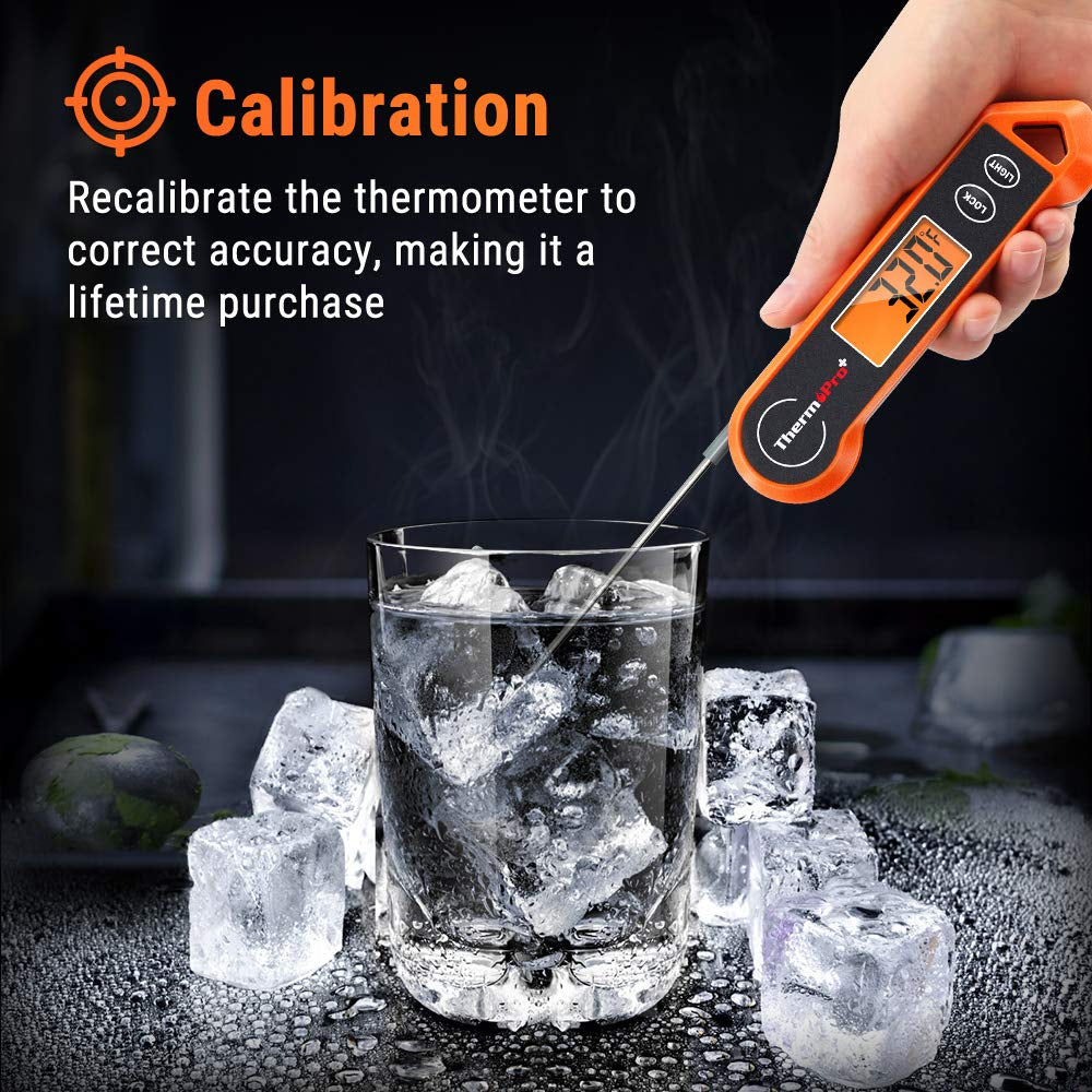 TP19H Digital Meat Thermometer for Cooking with Ambidextrous Backlit and Motion Sensing Kitchen Cooking Food Thermometer for BBQ Grill Smoker Oil Fry Candy Instant Read Thermometer