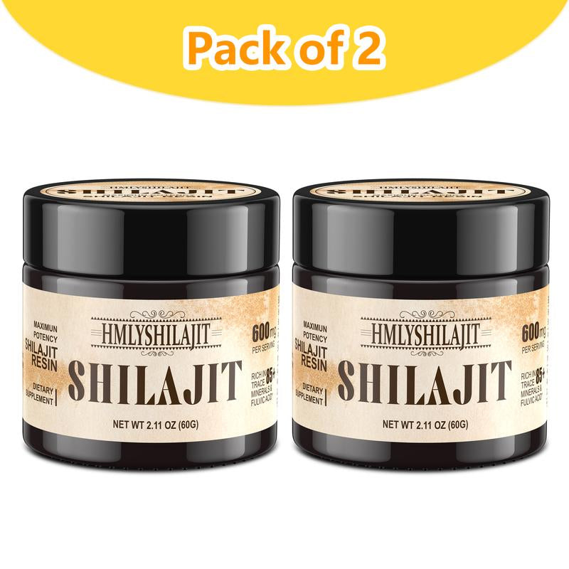 Shilajit Himalayan Organic Shilajit Resin Pure Shilajit Resin Supplement with 85+ Trace Minerals