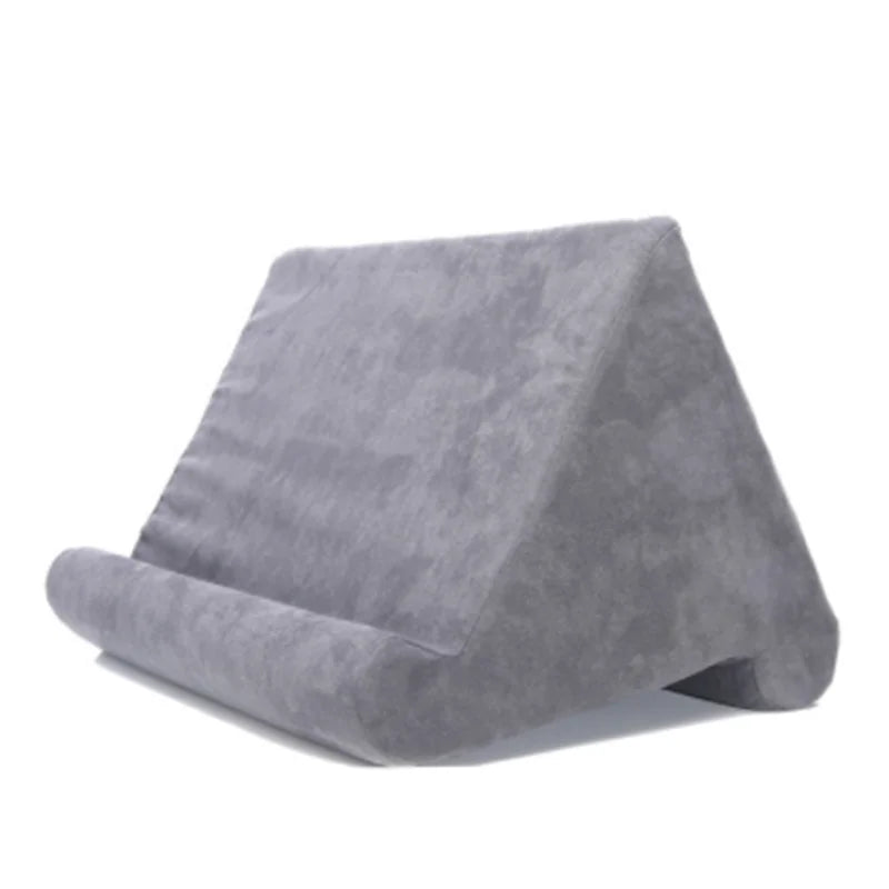 " Cozy Sponge Pillow Tablet Stand - Ultimate Support for iPad, Samsung, Huawei & More - Perfect for Bedside Reading!"