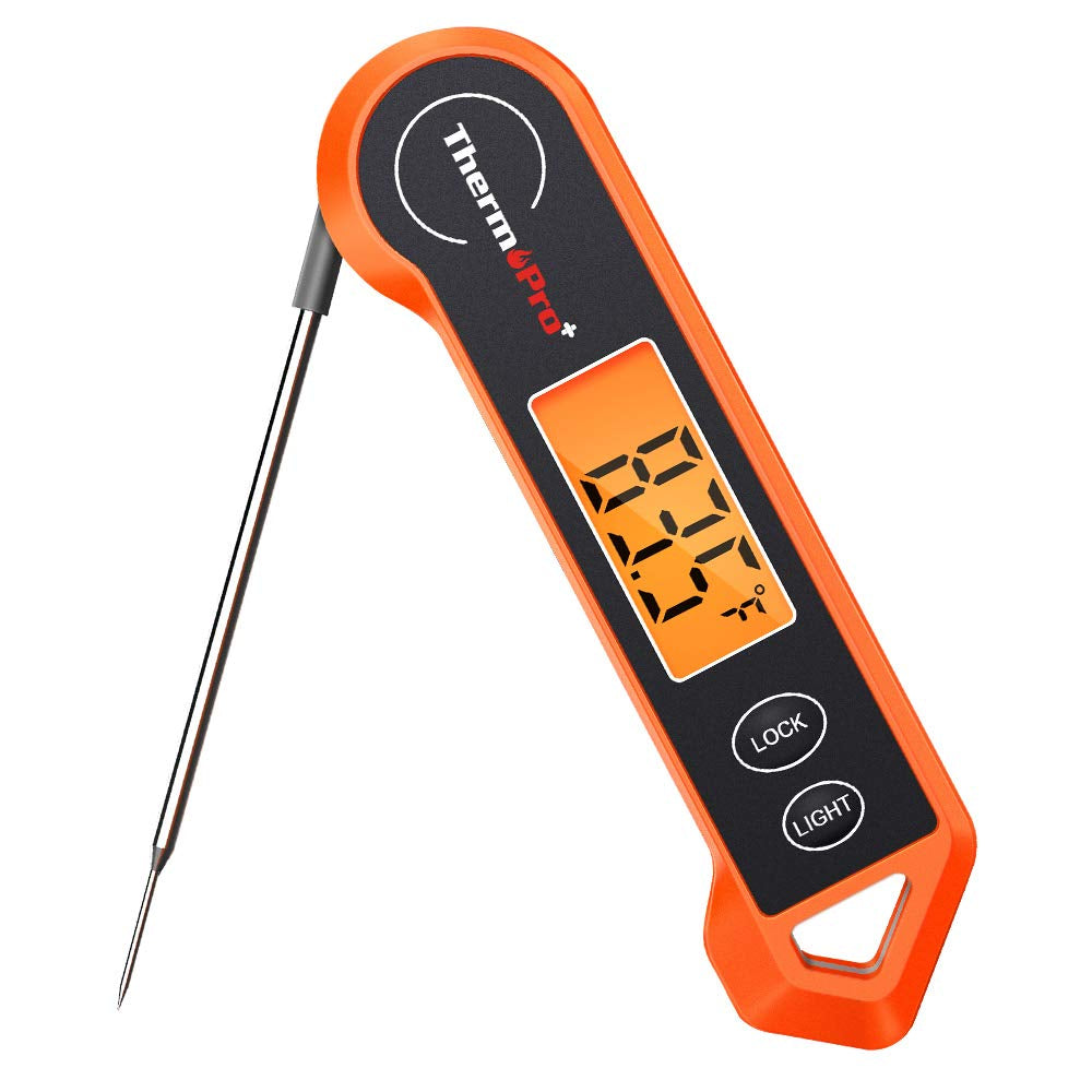 TP19H Digital Meat Thermometer for Cooking with Ambidextrous Backlit and Motion Sensing Kitchen Cooking Food Thermometer for BBQ Grill Smoker Oil Fry Candy Instant Read Thermometer