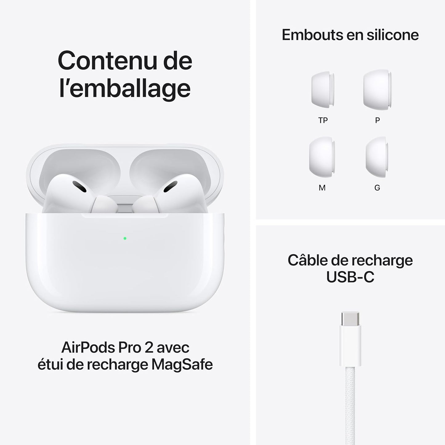 "Experience Ultimate Sound: AirPods Pro (2nd Gen) - Wireless Earbuds with USB-C Charging, Enhanced Noise Cancelling, Transparency Mode & Personalized Spatial Audio!"