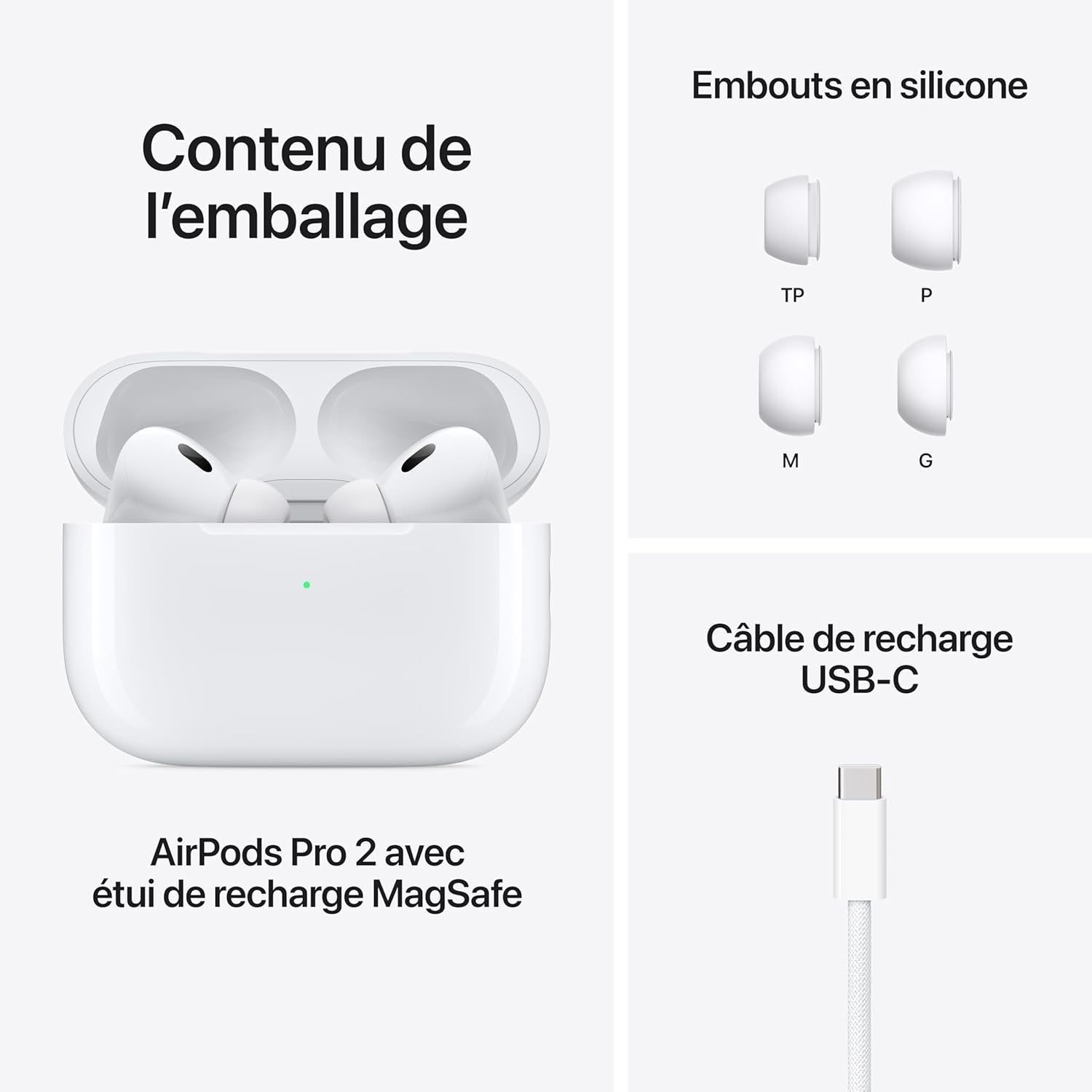 "Experience Ultimate Sound: AirPods Pro (2nd Gen) - Wireless Earbuds with USB-C Charging, Enhanced Noise Cancelling, Transparency Mode & Personalized Spatial Audio!"