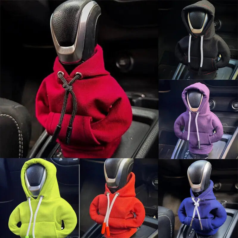 "Rev Up Your Ride with Our Trendy Universal Gear Shift Hoodie Cover! 🚗✨ Perfect for Manual & Automatic Cars!"