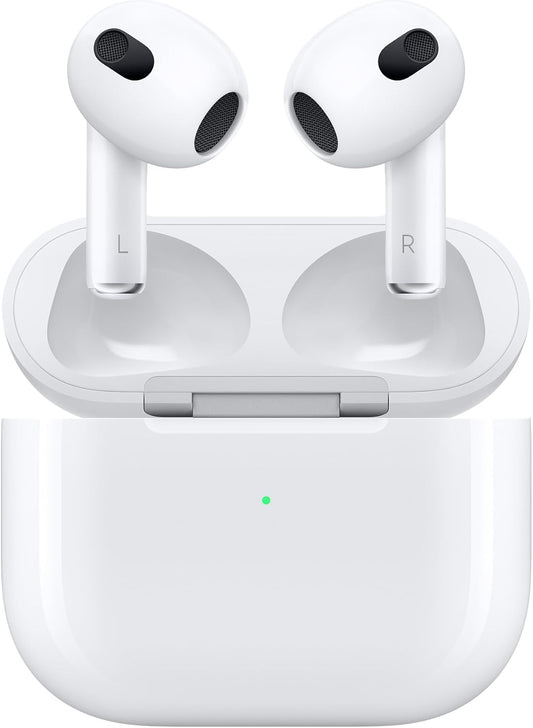 "Apple AirPods (3rd Generation) with MagSafe Charging Case - 1-Year Warranty Included!"