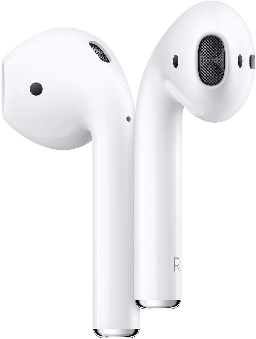 Airpods (2Nd Gen) Wireless Ear Buds + Lightning Charging Case + Lightning to USB Cable + 1 Year Limited Warranty