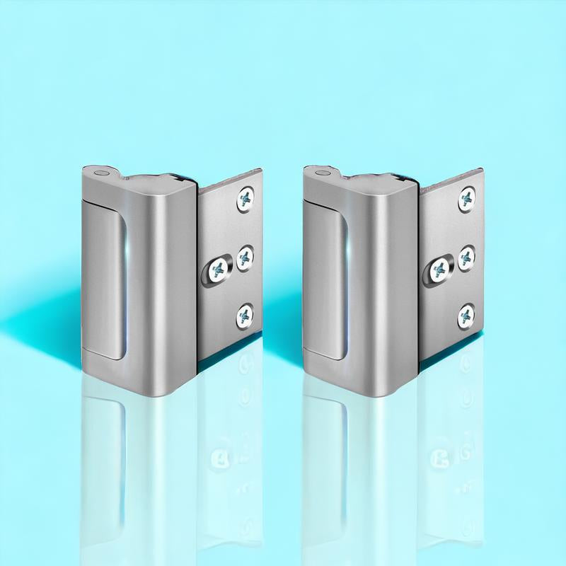 Heavy Duty Door Lock: Withstands 800 Lbs, Easy Install, Anti-Kick for Extra Security & Home Defense